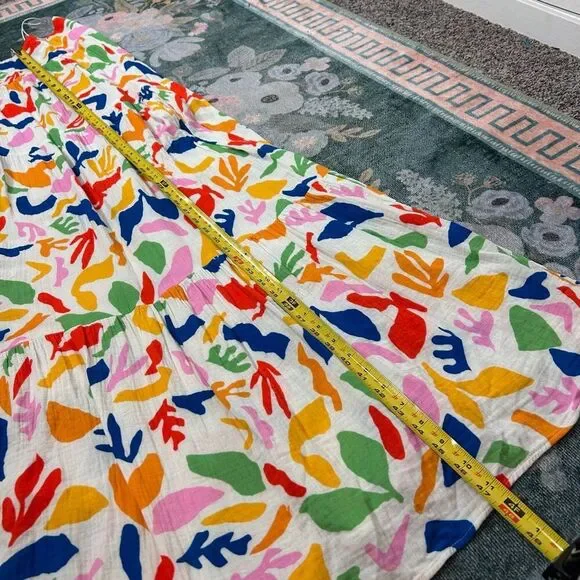 Show Me Your Mumu Long Weekend Maxi Dress Gauze Small Pattern Floral Tiered SMYM - Picture 13 of 16